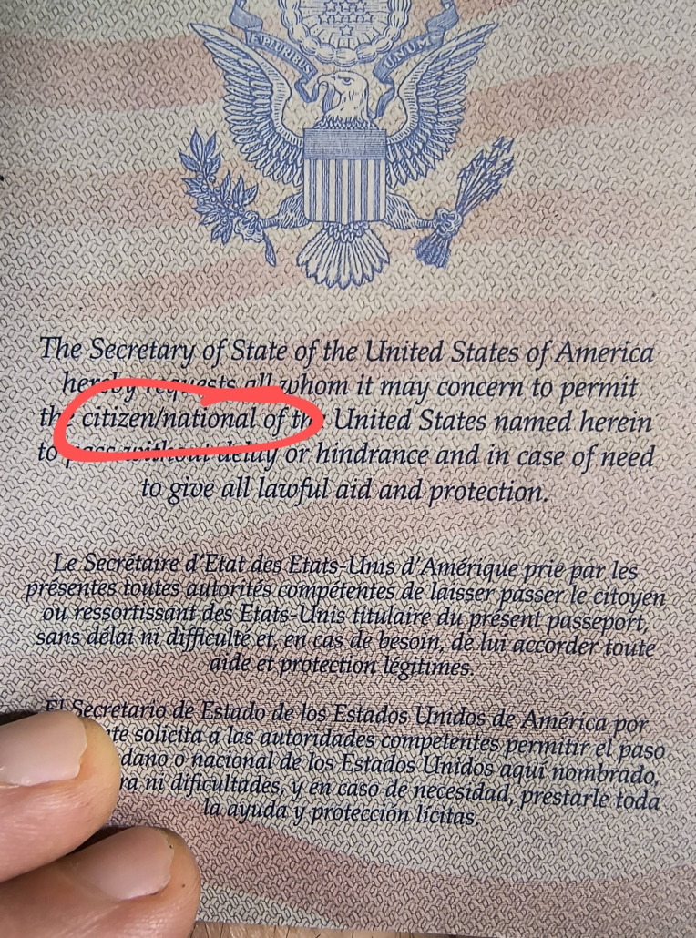 citizen national circled us passport citizen national circled us passport